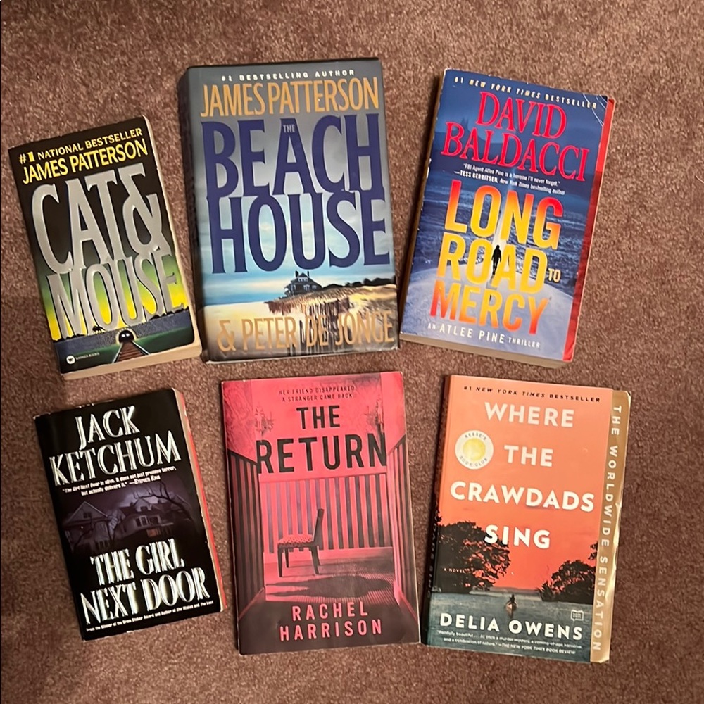 Thriller/mystery Book lot